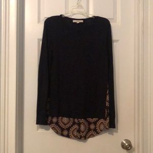 Mixed media Loft sweater